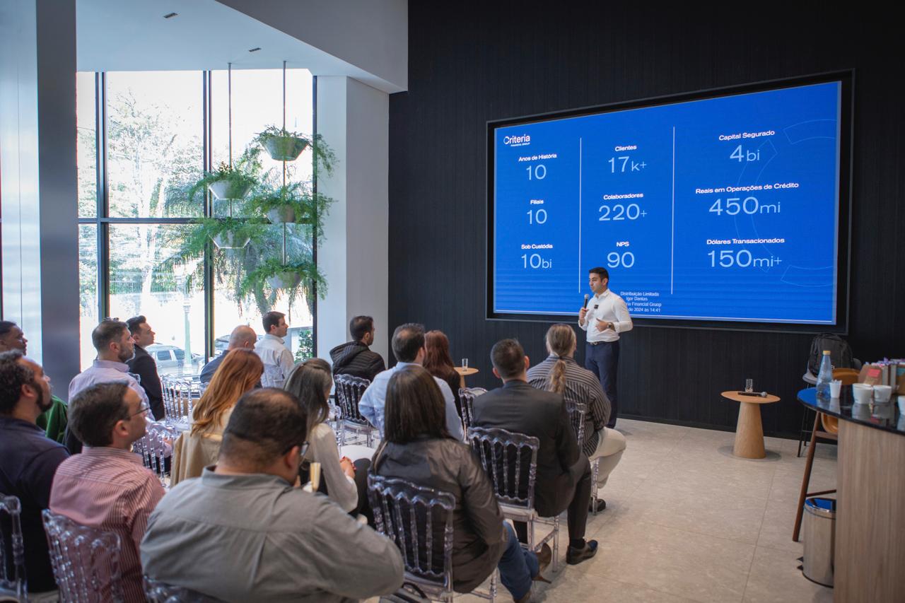 Apresentação em evento XP